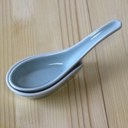 レンゲ 青磁中華 れんげ 国産 美濃焼 食器 業務用 食洗機レンジ<br