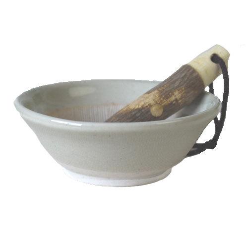 すり鉢 土物 3号 山椒すりこぎ付 離乳食作りに最適 E001 353c きれいな食器のお店 絵器彩陶 通販 Yahoo ショッピング