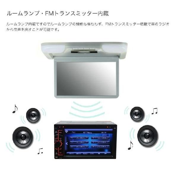 【新品未使用】14.1インチ　フリップダウンモニター 14.1インチ フリップダウンモニター DVD内蔵 リアモニター FD141