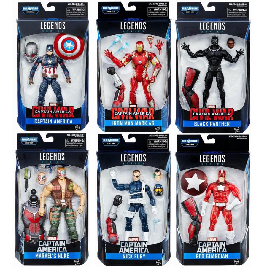 マーベル レジェンド キャプテン・アメリカ シリーズ2 6インチ/全6