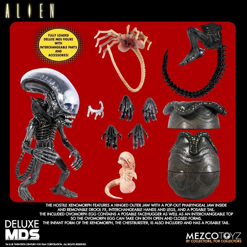 MDS デザイナーシリーズ/ALIEN エイリアン ビッグチャップ DX 6インチ アクションフィギュア/MEZCO メズコ｜ekodanosanzoku｜11