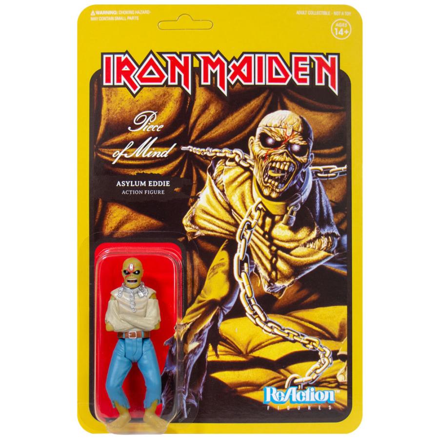 リ アクション Iron Maiden アイアン メイデン 頭脳改革 ピース オブ マインド アサイラム エディ Reaction スーパー７ Super7 T Etco Ra Im Asylum Ag T Shirts Toys えこだの山賊 通販 Yahoo ショッピング
