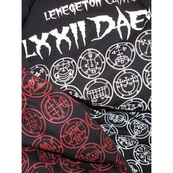 ソロモン王の鍵 72悪魔の印章 シジル 半袖tシャツ ブラック レッド 封印バッジ付 Lbde Limitada Te Lbde Limitada 72d Br Ts T Shirts Toys えこだの山賊 通販 Yahoo ショッピング