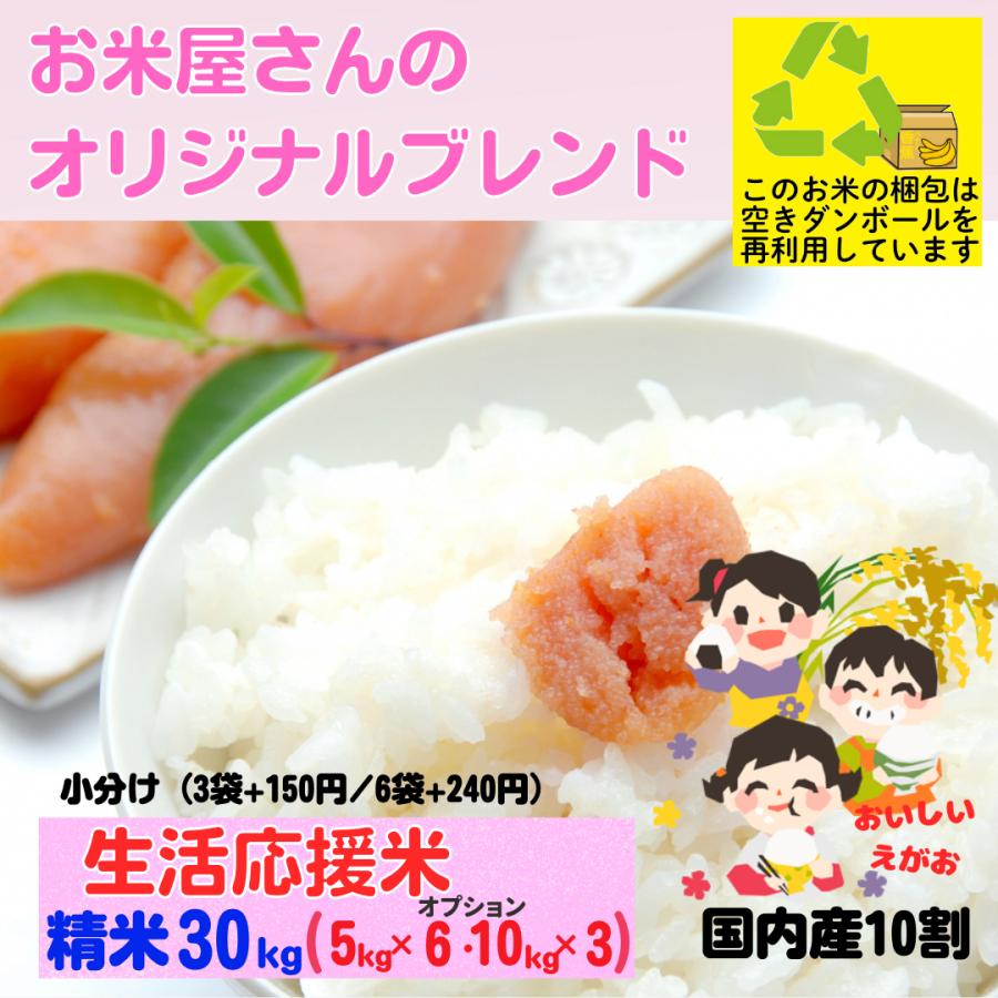 食品 お米 ブレンド米【Have a Junjou Rice day!30kg】