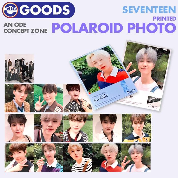 即日発送】【 SEVENTEEN ポラロイドフォト / メンバー選択可(1枚 