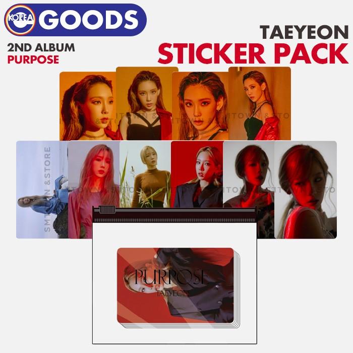 ★セール★【即日発送】【 TAEYEON  ステッカーパック 】 少女時代 Oh!GG テヨン SNSD Girl's Generation Purpose SMTOWN & STORE 公式グッズ｜ekorea-y