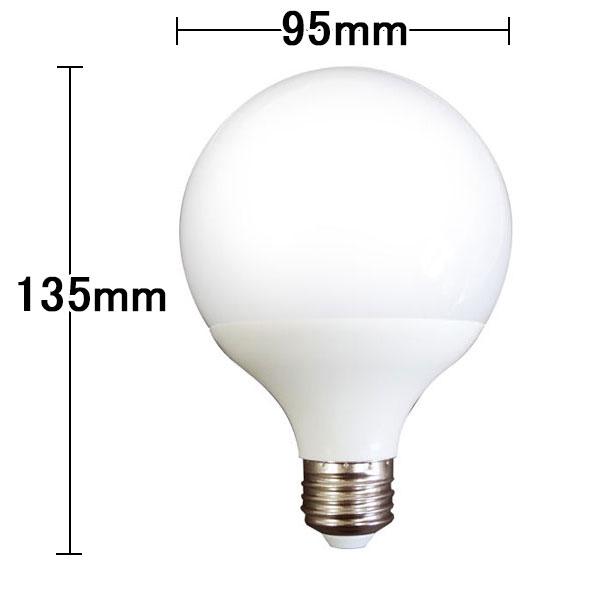 慧光（エコウ） LED電球 E26 G95 100W相当 1500LM 調光 非調光 選択