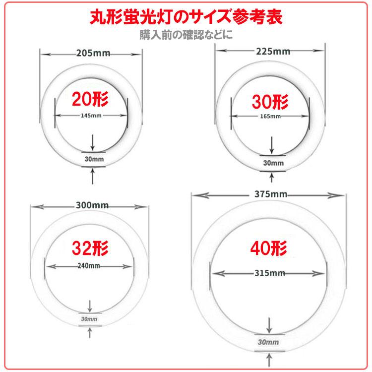 慧光（エコウ） LED蛍光灯 丸型 30形 電球色 丸形 グロー式器具工事