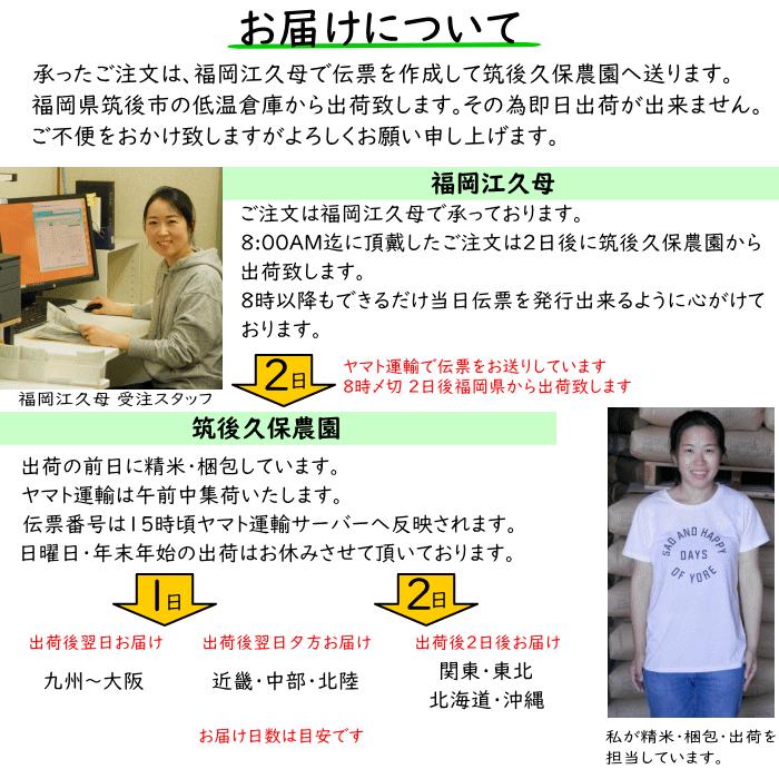 無農薬 ボカシ肥料 栽培米 10Kg | 選べる 白米 分づき 福岡県産 令和5年度産 にこまる 筑後久保農園｜ekubo｜15