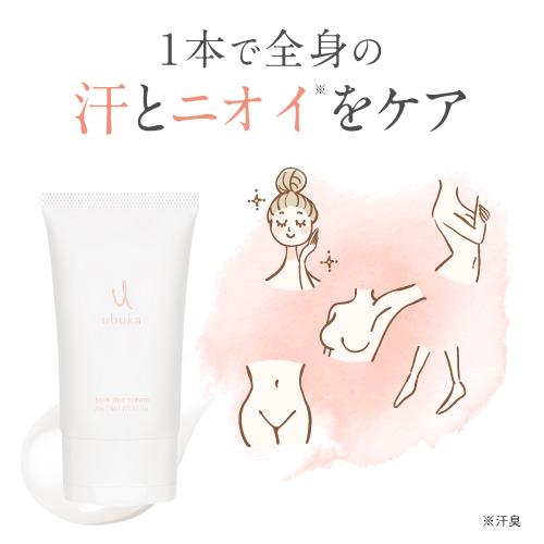 医薬部外品 わきが 汗 臭いを抑える 制汗剤 抑汗剤 デオドラント ubuka