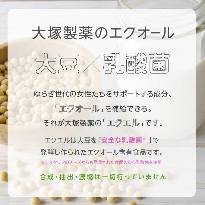 大塚製薬 エクエル パウチ 120粒 2袋セット エクオール 大豆