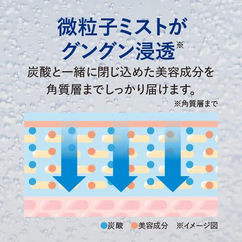 炭酸化粧水 高濃度 炭酸 20,000ppm ミスト状 化粧水 炭酸100％ スプレー 保湿ケア プラスキレイ プラス炭酸ミスト 120g 約1ヶ月分 yff｜ekuserennto｜07