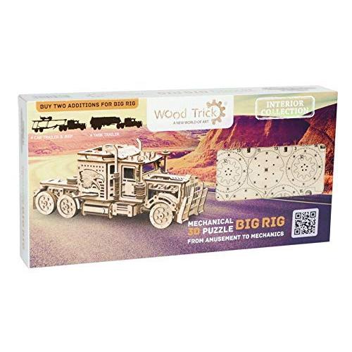Woodtrick ウッドトリック ビッグリグ／大型トラック 木製3Dパズル 木製3Dパズル ウッドトリック ビッグリグ／大型トラック Woodtrick V1219950744(11830円)
