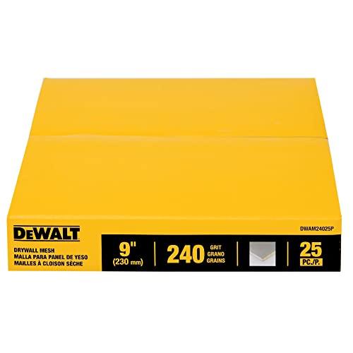 DEWALT　DWAM24025P　9IN　MESH　25　PACK　240G