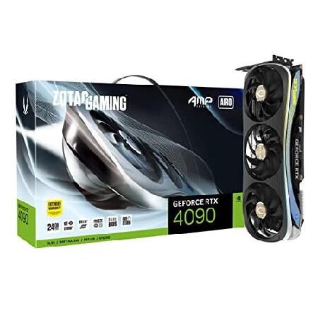 ZOTAC (ゾタック) Gaming GeForce RTX 4090 AMP Extreme AIRO 24GB GDDR6X 384ビット 21Gbps PCIE 4.0 グラフィックスカード IceStorm 3.0 高度な冷却 Spectra 2
