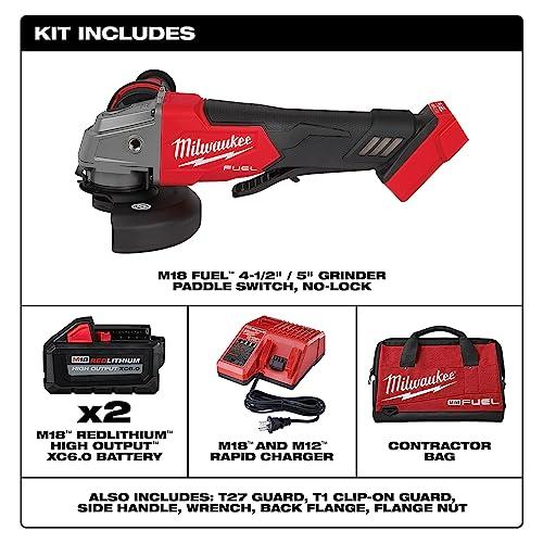 MilwaukeeTool　Milwaukee　M18　FUEL　4-1　5インチ　2880-22　グラインダーパドルスイッチ　ロックなしキット