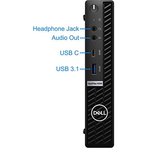 Dell OptiPlex 5090 Micro Desktop Computer， Intel Core i5-10500T Upto 3.8GHz - 16GB RAM， 256GB NVMe SSD， AC Wi-Fi， Bluetooth， USB Type-C， DisplayPort， Intel Micro NVMe i5-10500T USB AC Core Bluetooth， DisplayPort， 16GB Computer， Dell Wi-Fi， RAM， SSD， 5090 Desktop Type-C， - 256GB OptiPlex Upto 3.8GHz