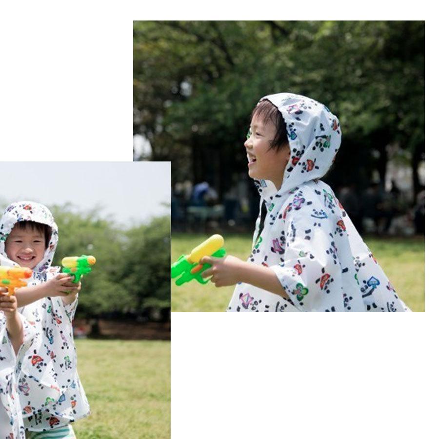 Colobockle パンダポンチョ キッズ 子ども 撥水加工 カッパ レインコート レインポンチョ 雨具 合羽 梅雨 水遊び Free H78cm W80cm サイズ K Day Ccr19 El Amour レディースファッション 通販 Yahoo ショッピング