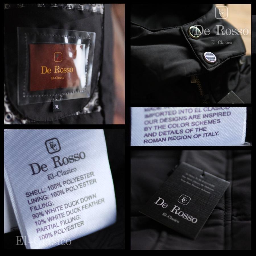 新品*イタリア*De Rosso* フォックスファー 羽毛90% ダウンコート 黒