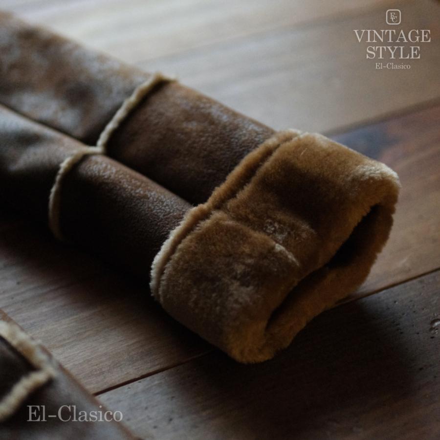 新品*フランス*Redtagトスカーナ ムートンコート ブラウン □ 秋冬