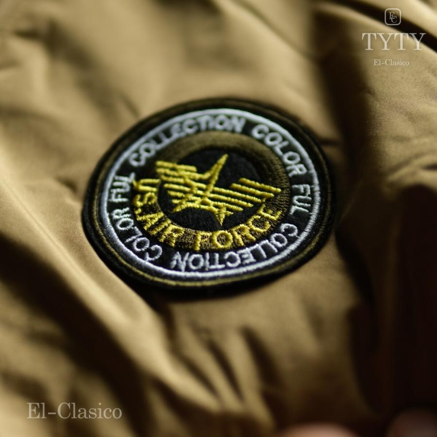 新品*米国□USエアフォース*ボア付き フライトジャケット MA-1 カーキ