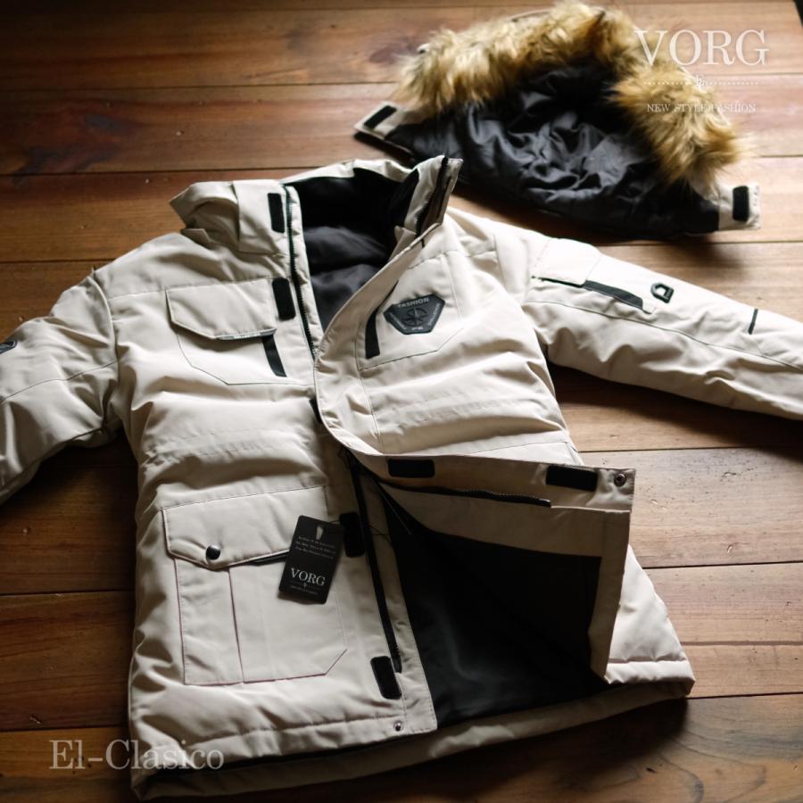 新品*De Rosso* Filling90% ダウンジャケット ベージュ 黒 デロッソ