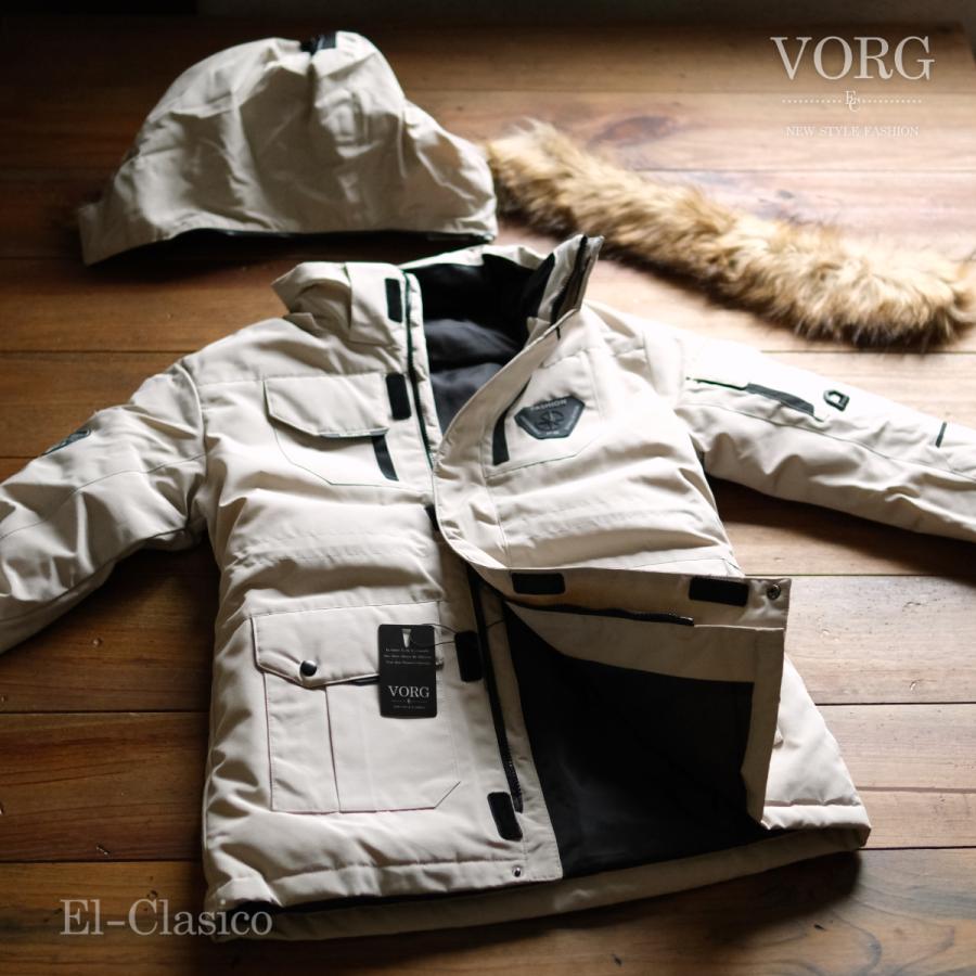 極美品　ローデッド　ミリタリーダウンジャケット 日本製　ファー付き　黒　Lサイズ 新品*De Rosso* Filling90% ダウンジャケット ベージュ 黒 デロッソ