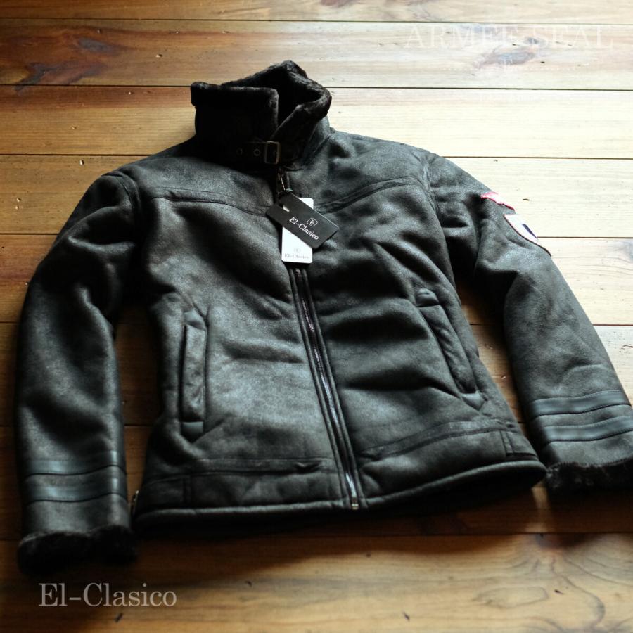 新品*フランス*ARMEE SEAL* B-3 ボア フライト ムートンジャケット