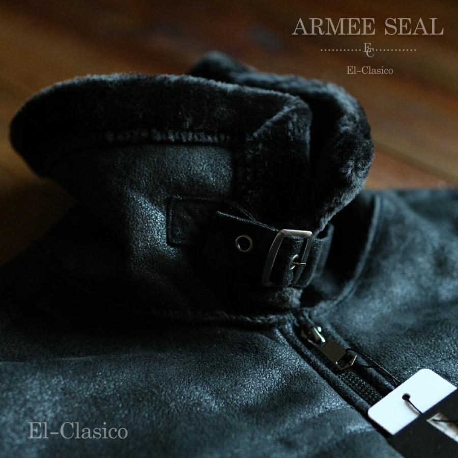 新品*フランス*ARMEE SEAL* B-3 ボア フライト ムートンジャケット