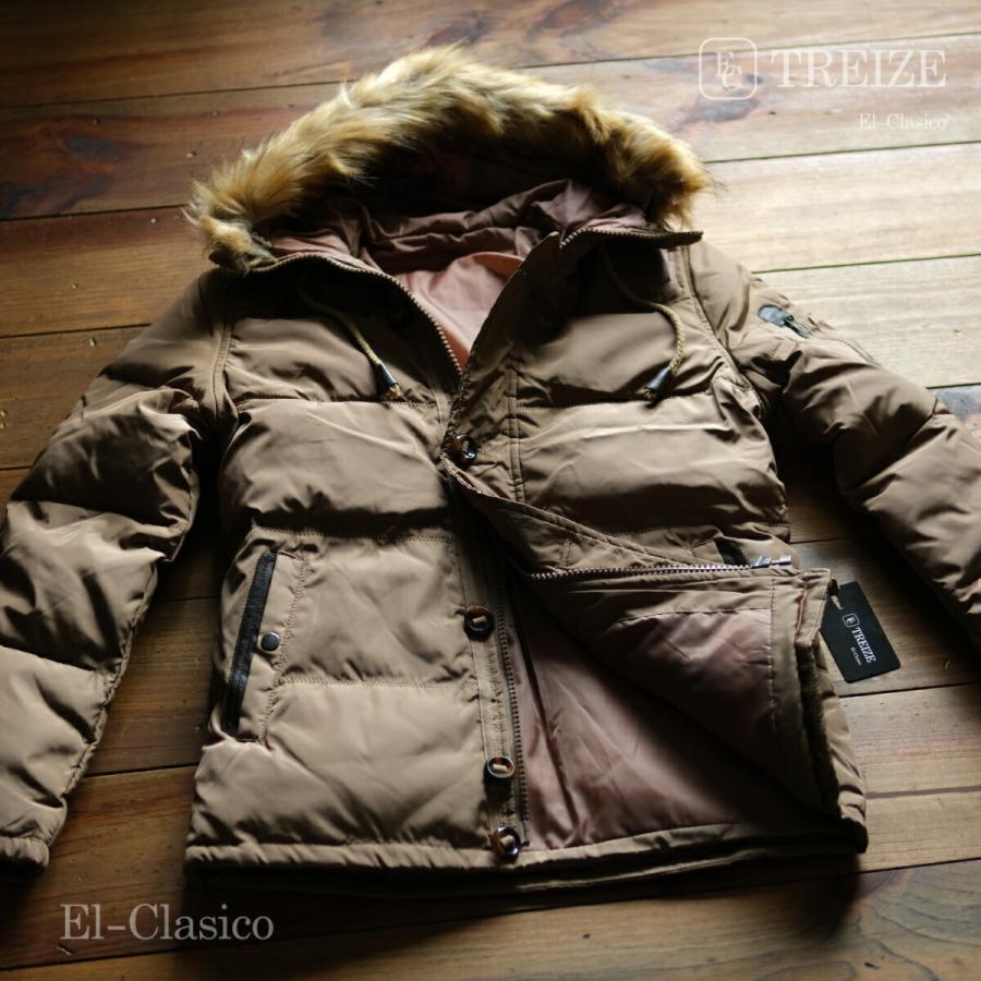 新品□フランス*TREIZE*トレイズ フライト ダウンジャケット カーキ 