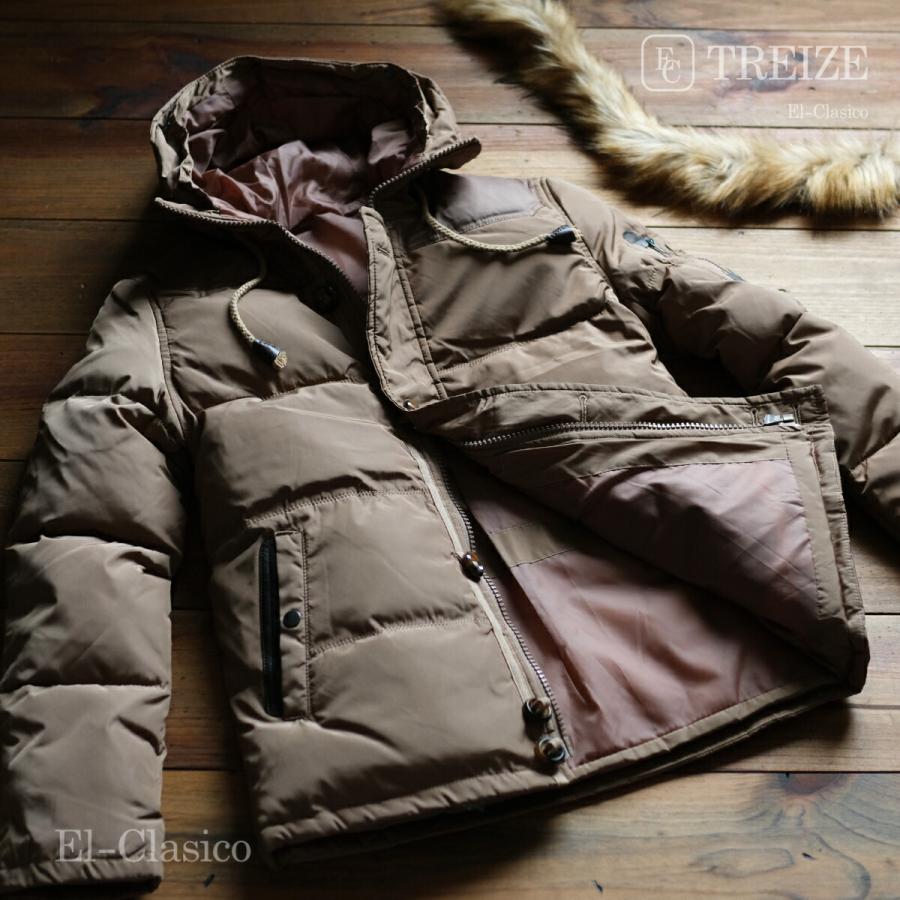 新品□フランス*TREIZE*トレイズ フライト ダウンジャケット カーキ 