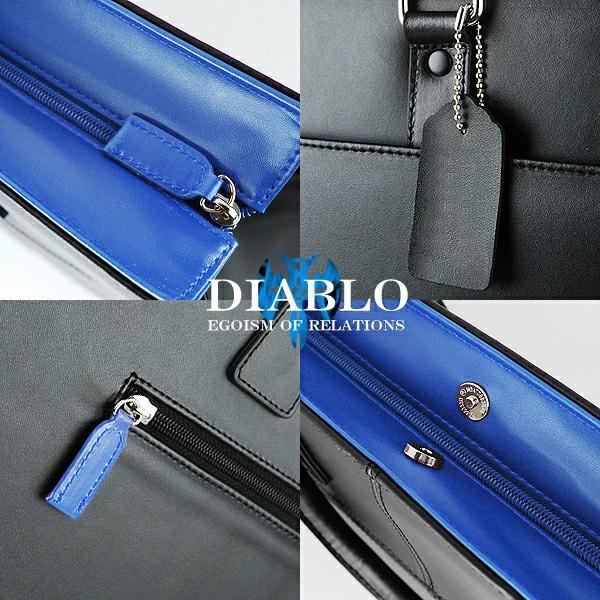 ビジネスバッグ メンズ ブリーフケース 就活バッグ 新生活 新社会人 革 レザー B5 ビジネス 通勤 人気 ブランド 鞄 Diablo ディアブロ Ka 453 父の日 Bag Diablo453 バッグ 財布 El Diablo 通販 Yahoo ショッピング