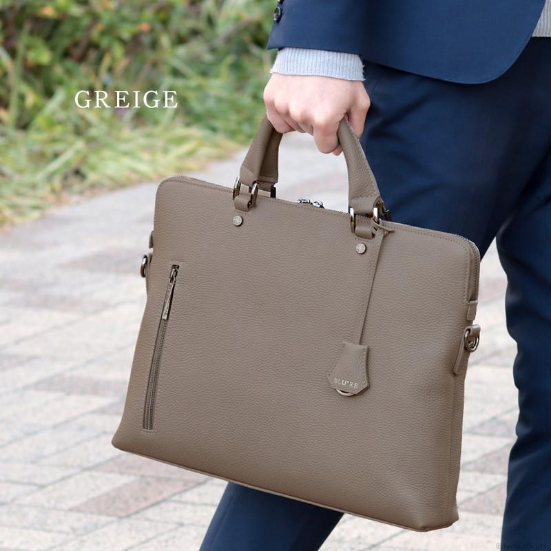 BLU'RE ビジネスバッグ メンズ ブリーフケース A4 パソコン 収納 牛革