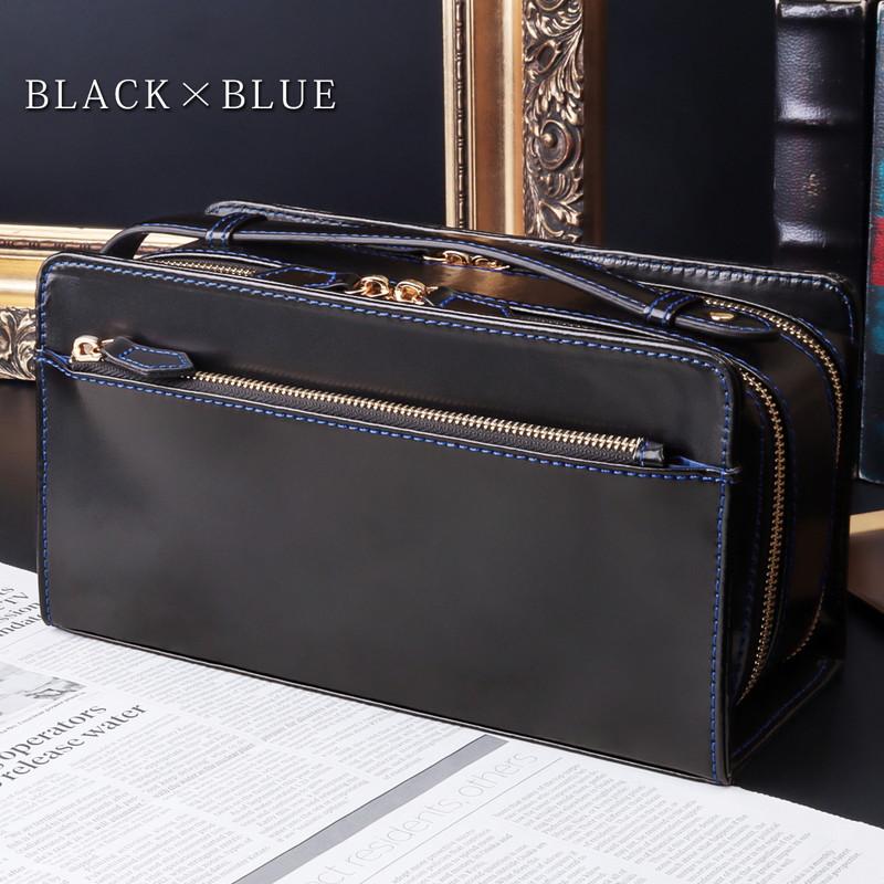 送料無料カード決済可能 馬革 ダブルファスナー Wファスナー セカンド