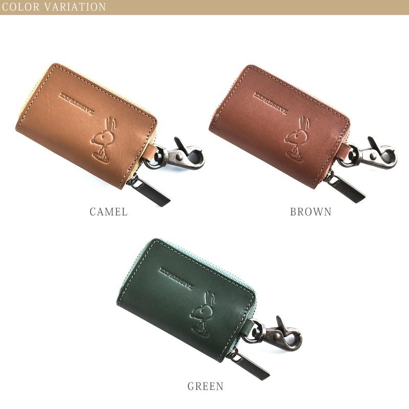 SNOOPY（スヌーピー） キーケース メンズ スマートキー 鍵入れ 小銭