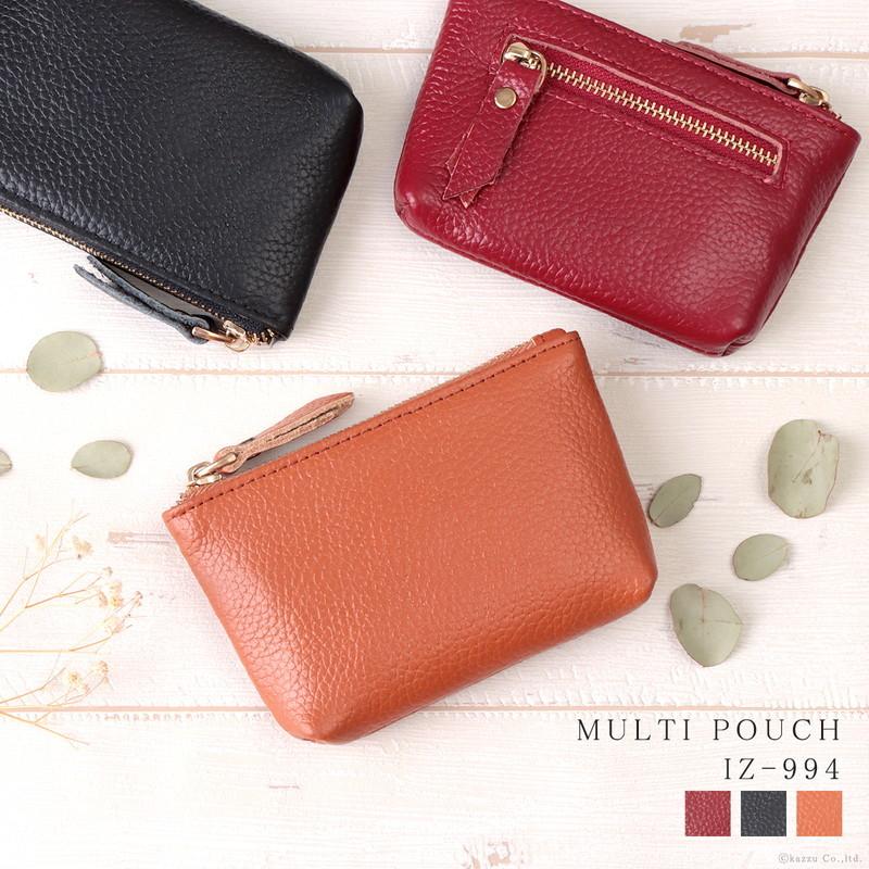 マルチポーチ メンズ レディース シボ革 牛革 革 レザー 小物入れ シンプル コンパクト 小さめ カードケース Iz 994 Mlb Sin Iz 994 バッグ 財布 El Diablo 通販 Yahoo ショッピング