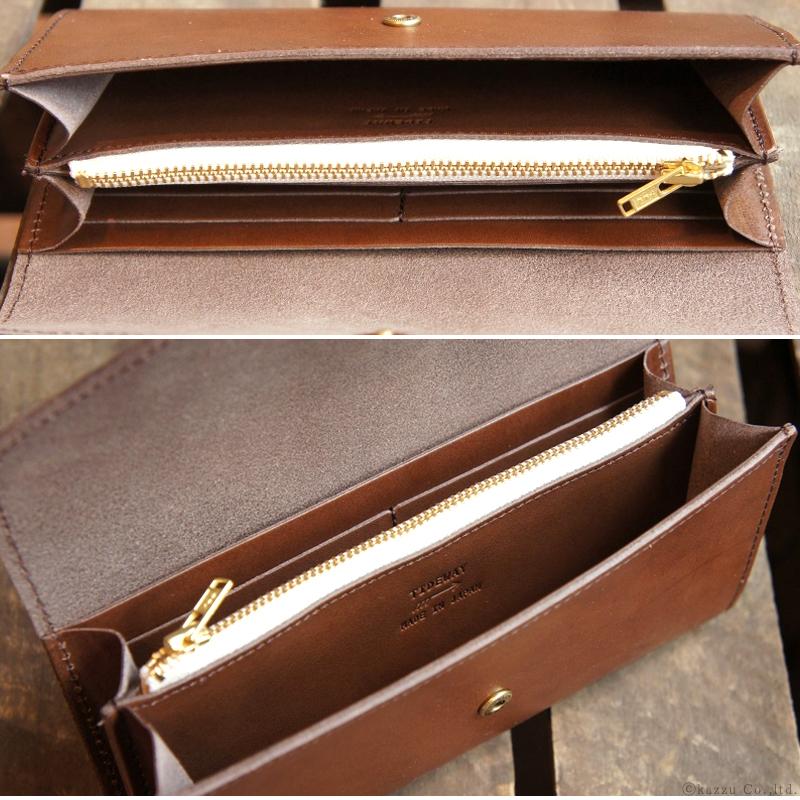 TIDEWAY（タイドウェイ） 財布 長財布 本革 メンズ レディース ヌメ革