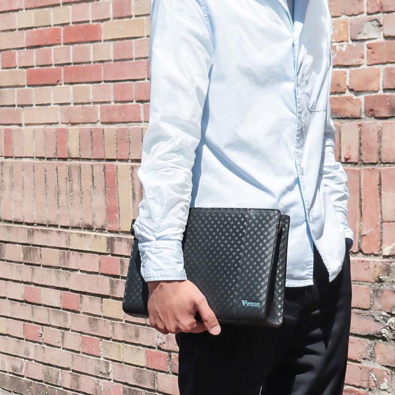 セカンドバッグ メンズ クラッチバッグ 男性 革 メッシュ 手持ち 黒 結婚式 冠婚葬祭 スペインレザー A5 人気 ブランド Vacua ヴァキュア Va 007m Vacua 007m バッグ 財布 El Diablo 通販 Yahoo ショッピング