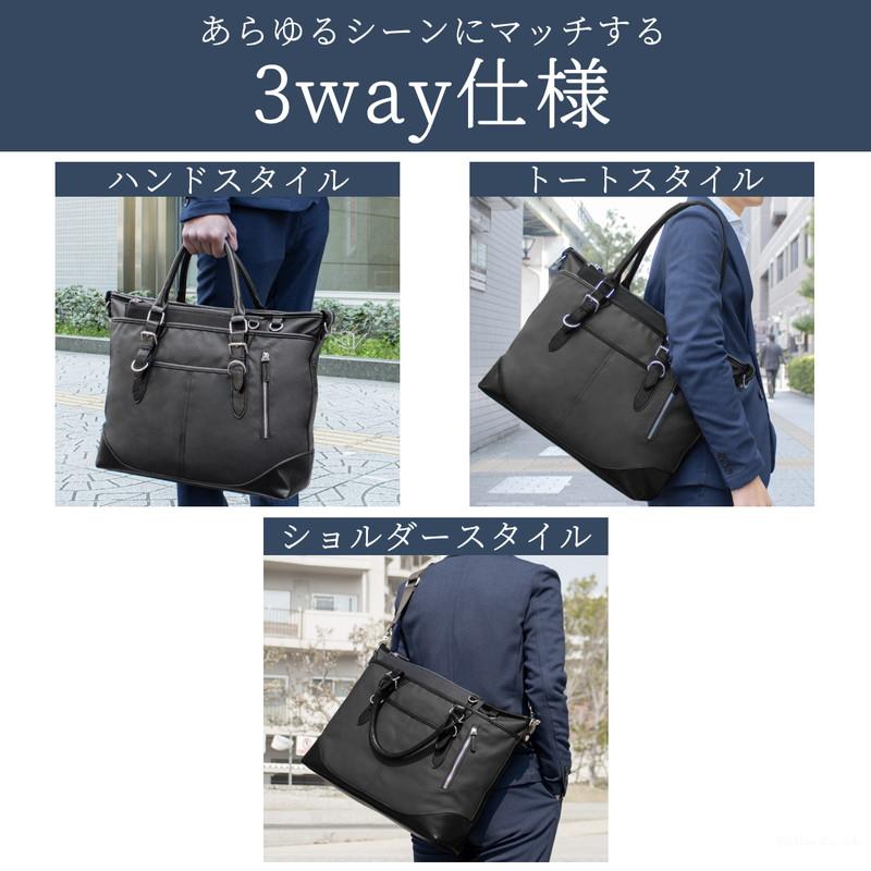 ZARIO ビジネスバッグ 3way メンズ トートバッグ 通勤 通学 大 ZARIO ビジネスバッグ 3way メンズ トートバッグ 通勤 通学 大