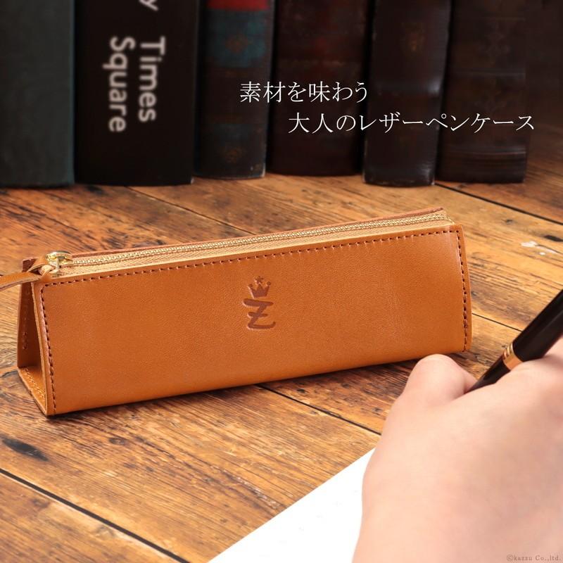 ペンケース メンズ 筆箱 栃木レザー 日本製 三角 人気 ブランド 革 本革 牛革 レザー おすすめ 社会人 大人 おしゃれ 流行 Zario Grandee Zag 0011 Zario Gra 0011 バッグ 財布 El Diablo 通販 Yahoo ショッピング
