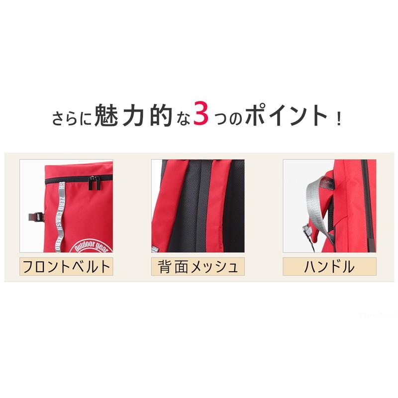 ZERO CRASH リュック メンズ レディース バックパック ボックス型