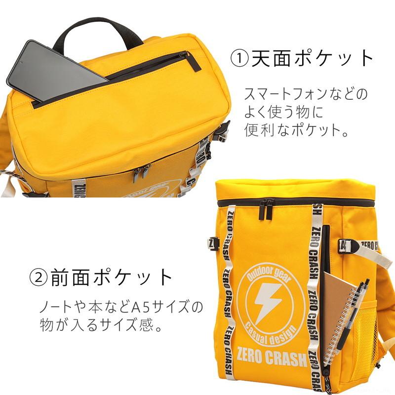 ZERO CRASH リュック メンズ レディース リュックサック 通学 ZERO CRASH リュック メンズ レディース リュックサック 通学