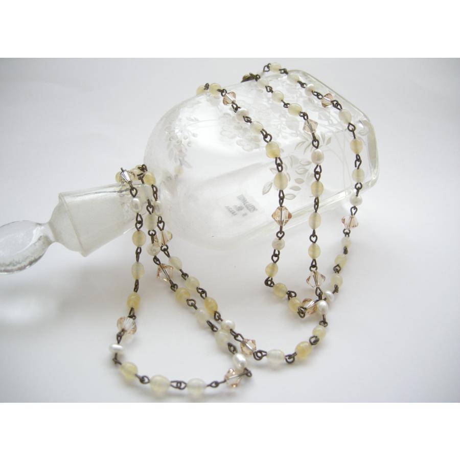 ビンテージ　CHAN LUU　バロックパール　ゴールド　ロングネックレス ビンテージCHAN LUUバロックパールゴールドロングネックレス