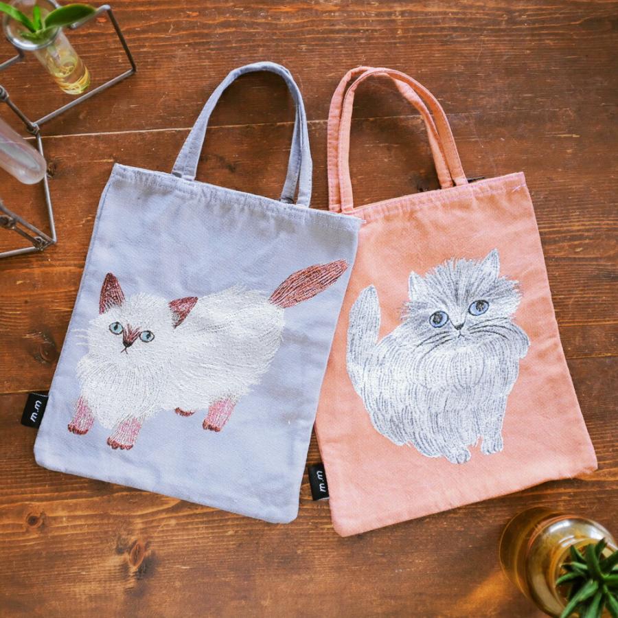 新品　松尾ミユキ　ミニトート　ミニバッグ　Lin 猫　ねこ　ネコ　キャット 松尾ミユキ ミニバッグ トートバッグ トート ミニトート バッグ