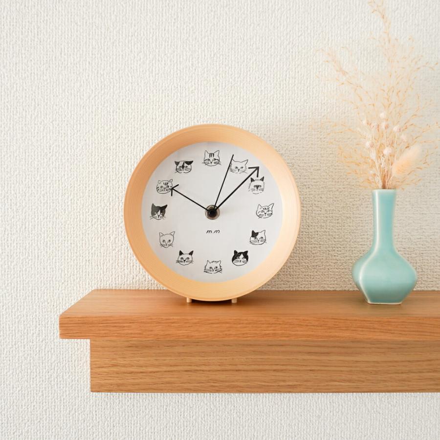 松尾ミユキ 2way clock｜時計 ネコ ギフト おしゃれ 可愛い