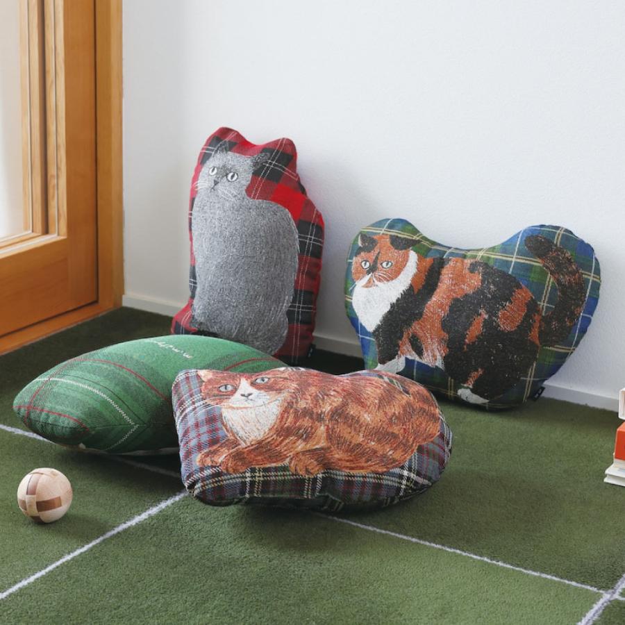 松尾ミユキ ダイカットクッション（中綿入り）｜Diecut Cushion