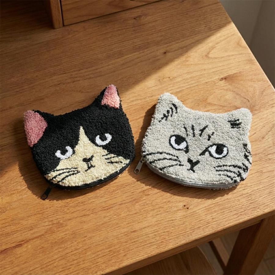 松尾ミユキ モコ ポーチ｜cat moco pouch 小物入れ ケース メイク