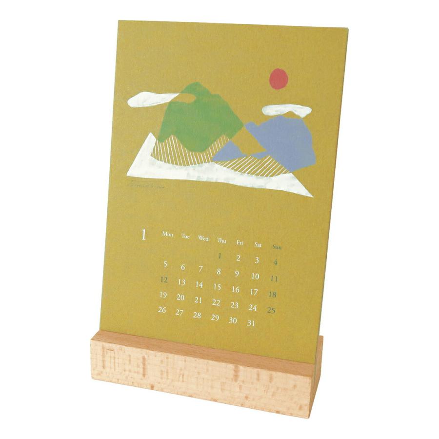MATOKA（マトカ） MATOKA 2026年 卓上カレンダー 木製スタンドタイプ
