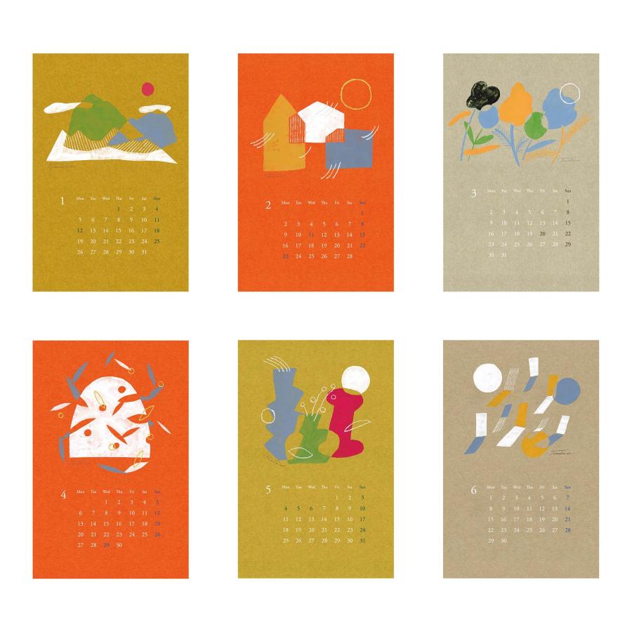MATOKA（マトカ） MATOKA 2026年 卓上カレンダー 木製スタンドタイプ
