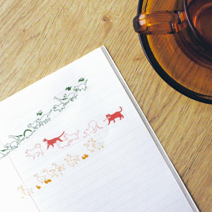 MATOKA（マトカ） AH LA LA アララ マスキングテープ｜おしゃれ 動物